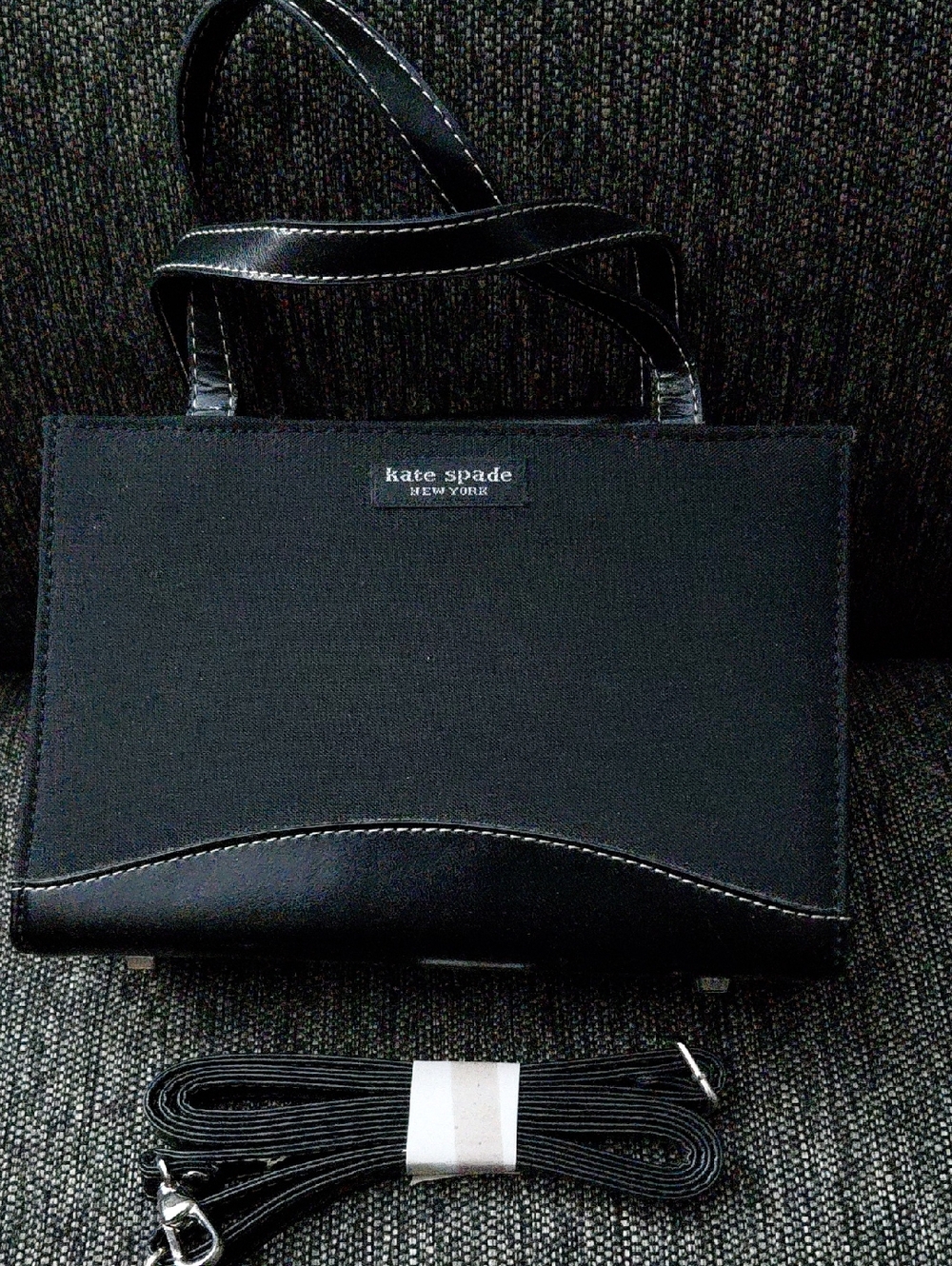 Kate Spade Black Leather Satchel NWOT